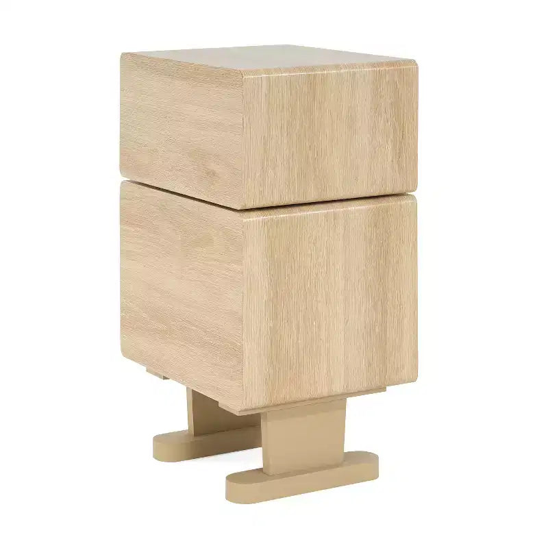 Robot-Inspired Side Table with Rotating Top