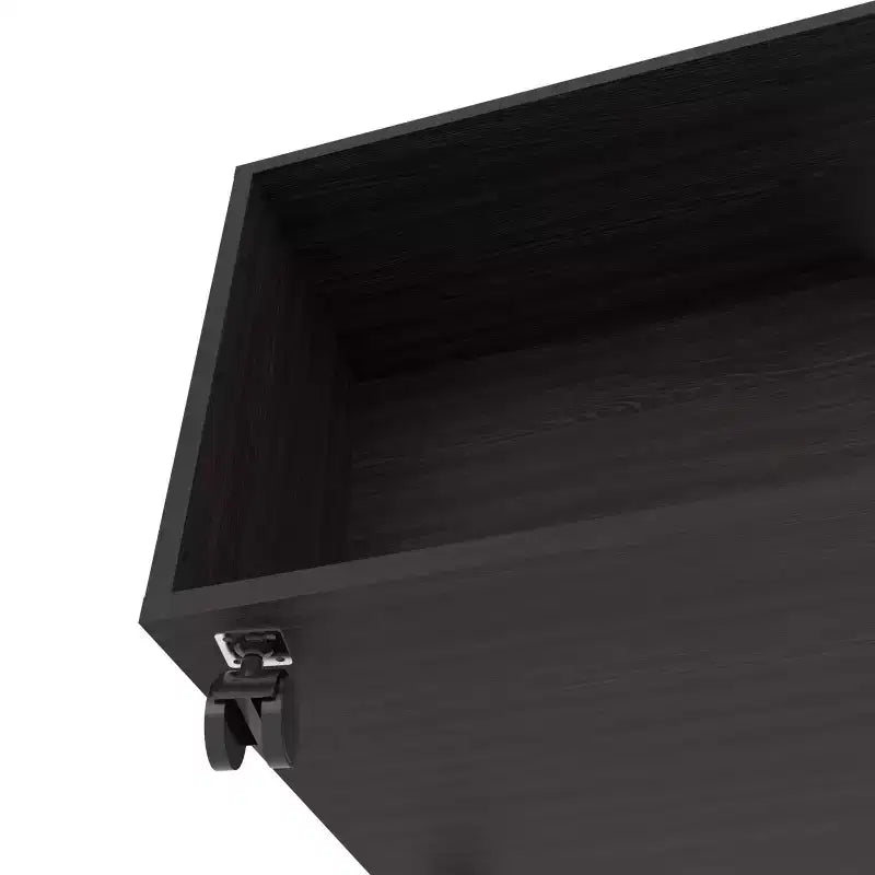 Rectangle Coffee Table with Spacious Open Shelf and Durable Material for Living Room/Office, Space-Saving