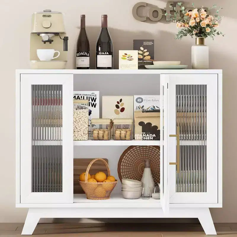Meuble buffet avec rangement, grand buffet de 36 po