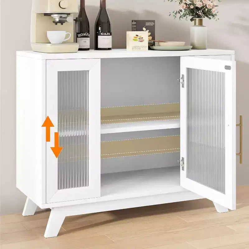 Buffet Cabinet with Storage, 36 Large Sideboard