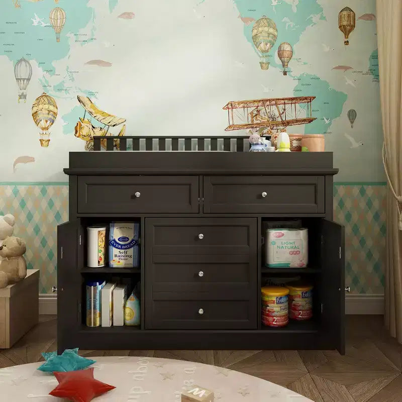 Baby Changing Table Chest of Drawers Edge Protection Top Upholstery