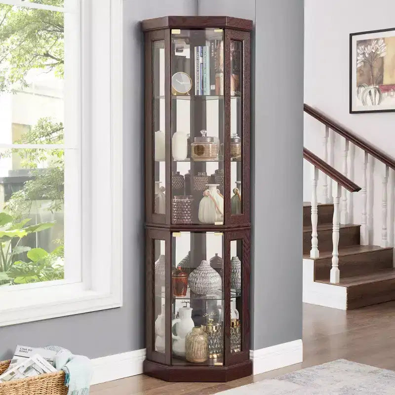 Living Room Storage Cabinet MDF+Fabric 1 Soft-Close Door 1 Shelf
