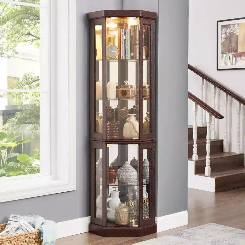 Living Room Storage Cabinet MDF+Fabric 1 Soft-Close Door 1 Shelf