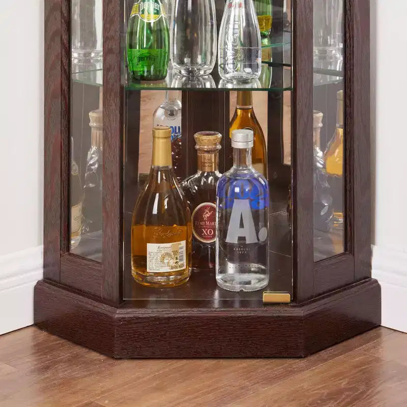 Living Room Storage Cabinet MDF+Fabric 1 Soft-Close Door 1 Shelf