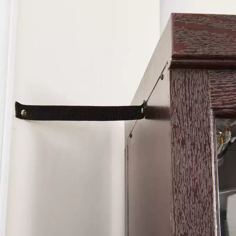 Living Room Storage Cabinet MDF+Fabric 1 Soft-Close Door 1 Shelf