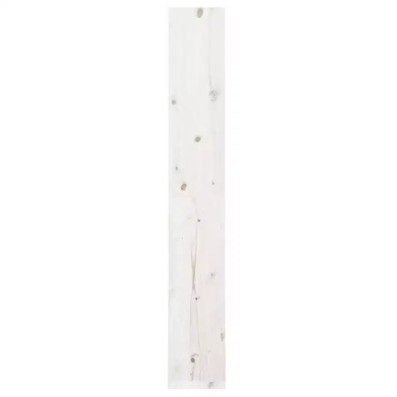 Book Cabinet White Solid Pine Wood Tall Book Cabinet