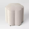 Scalloped Upholstered Ottoman - Room Essentials