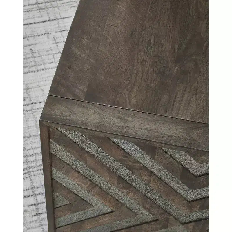 by Dreggan End Table, Brown