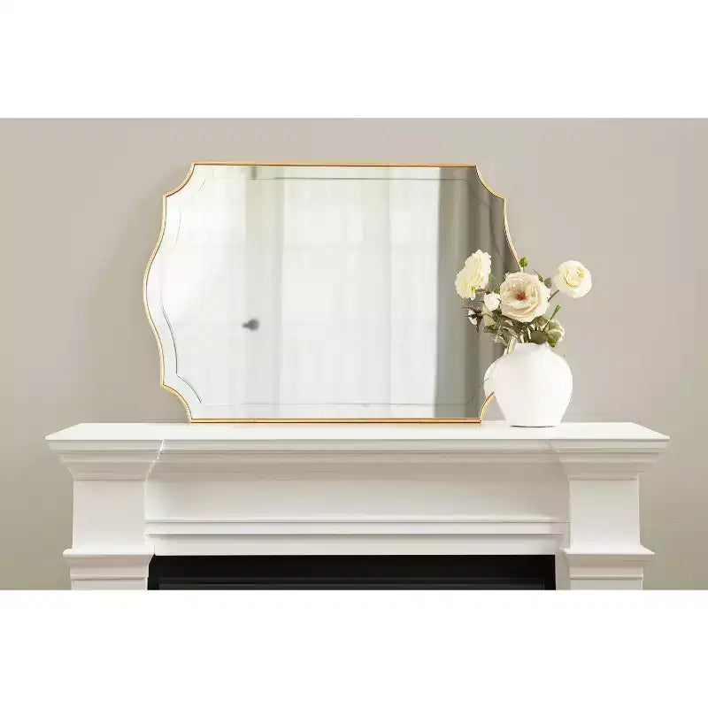 Decorative Framed Wall Mirror — Novelty Shape, Wall Mount, Multiple Sizes