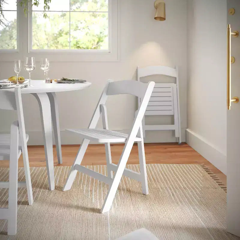 Commercial Grade Solid Wood Folding Dining Chair