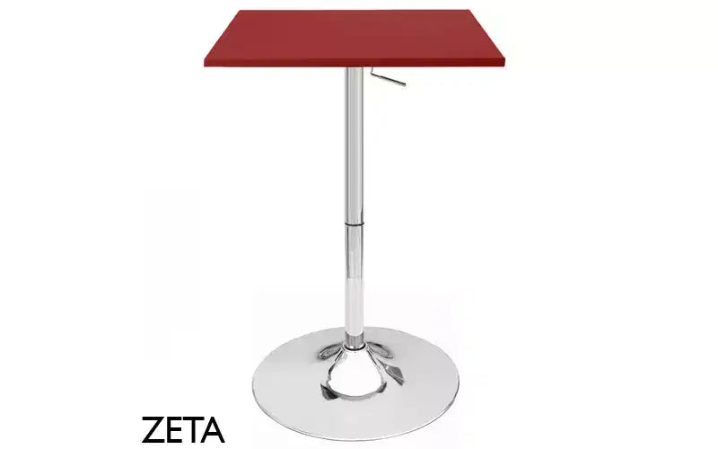 Modern Home Zeta Contemporary Adjustable Height 24 Bar Table